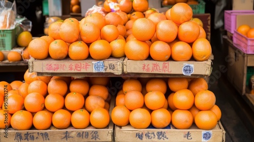 Taiwanese markets overflow with oranges