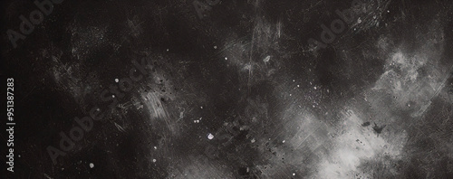 Fondo de hormigón con textura grunge negro oscuro. Panorama de fondo o textura de pizarra negra gris oscuro. Textura de hormigón negro vectorial. Fondo de pared de piedra.	