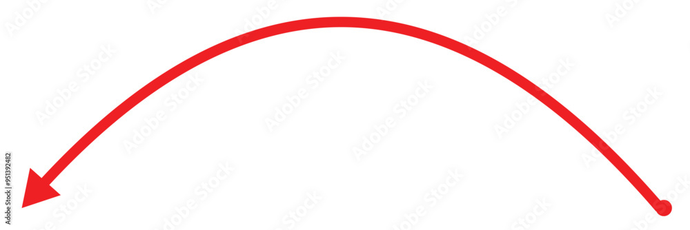 Long Arrow Design Double Arrow Icon Style on white background vector illustration. Long Arrow Design Double Arrow Icon Style on white background vector illustration.