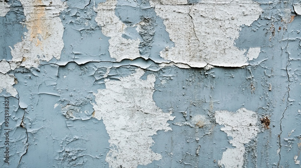 Obraz premium Wall texture with scratches, cracks, pieces.