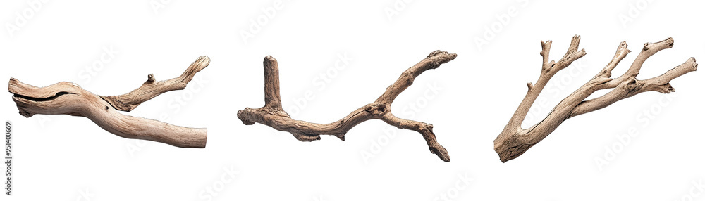 Driftwood Branches in Varied Shapes and Textures. Isolated on a Transparent Background. Cutout PNG. Driftwood Branches in Varied Shapes and Textures. Isolated on a Transparent Background. Cutout PNG.