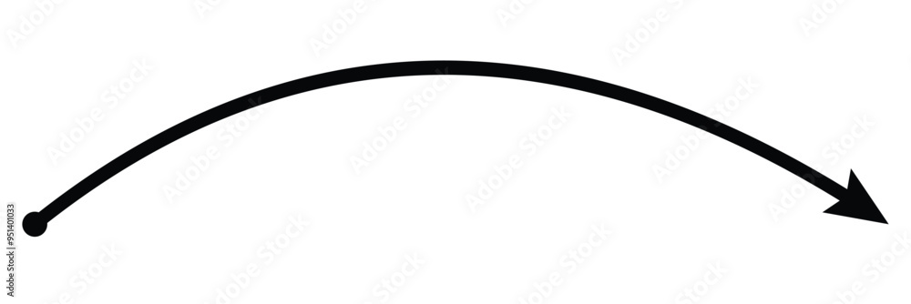 Long Arrow Design Double Arrow Icon Style on white background. Long Arrow Design Double Arrow Icon Style on white background.