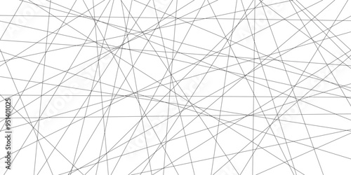 Abstract black lines with white background. Creative and geometric shape with luxury pattern and paper texture design. abstract background with stripes for website design Technology background.	
