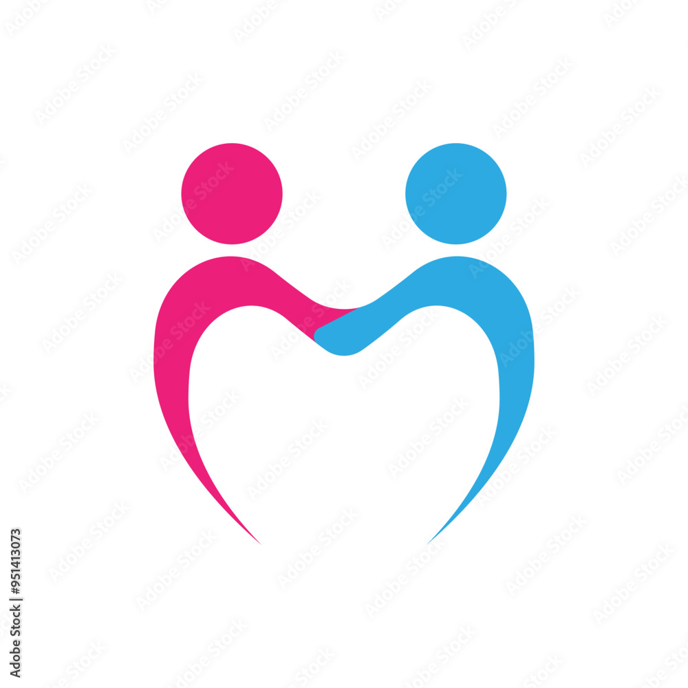 Love Logo Vector Template Icon Love Logo Vector Template Icon