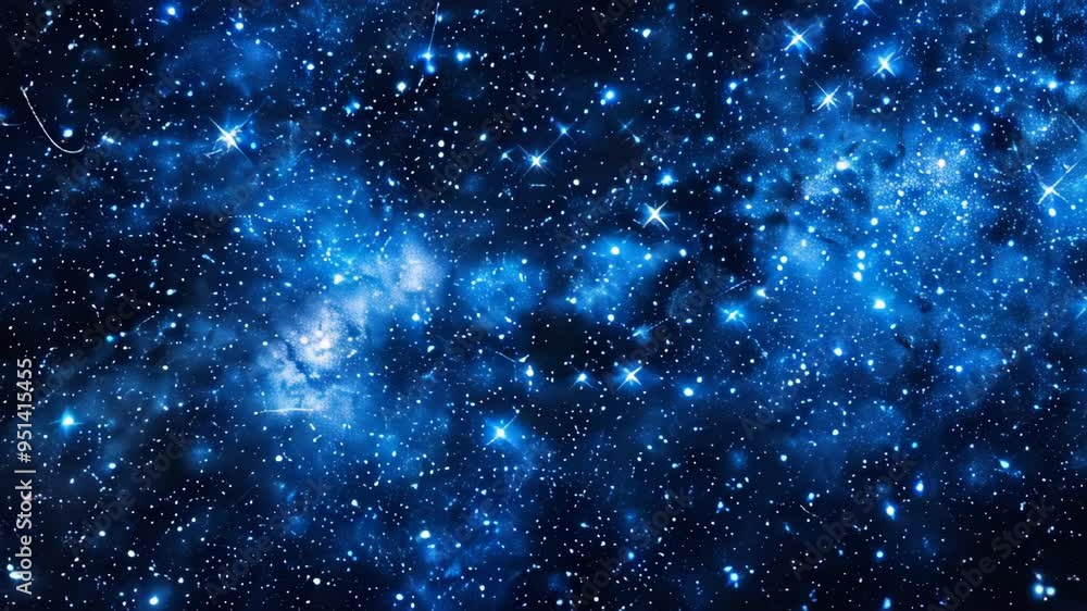 Explore the cosmic expanse filled with vibrant blue stars and celestial formations in the deep universe Explore the cosmic expanse filled with vibrant blue stars and celestial formations in the deep universe
