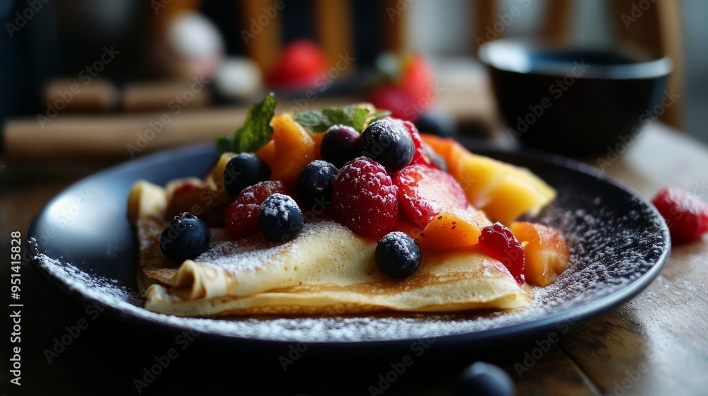 Crepe & fruit Crepe & fruit