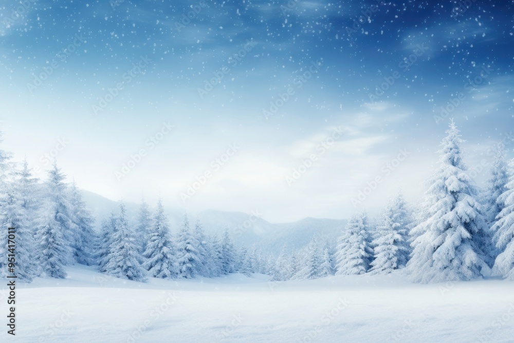 Christmas scenic landscape outdoors winter. Christmas scenic landscape outdoors winter.