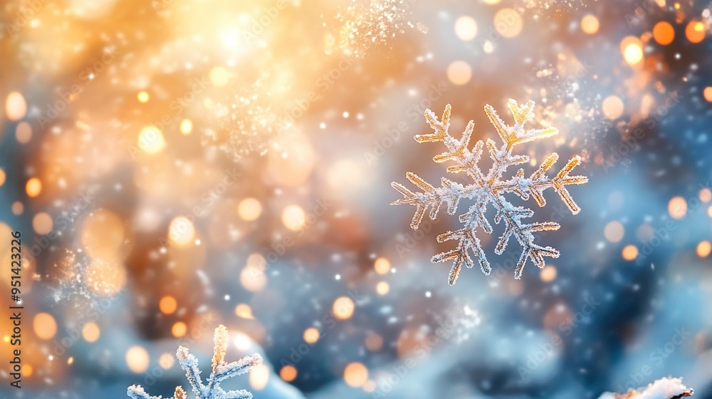 snowing and snowflake Serenade background illustration Snowfall Serenade, Delicate Snowflakes on Blurred Winter Background. snowing and snowflake Serenade background illustration Snowfall Serenade, Delicate Snowflakes on Blurred Winter Background.