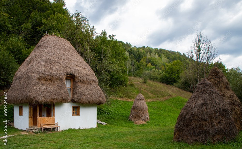 An old small peasant house in the Apuseni mountains - Romania An old small peasant house in the Apuseni mountains - Romania