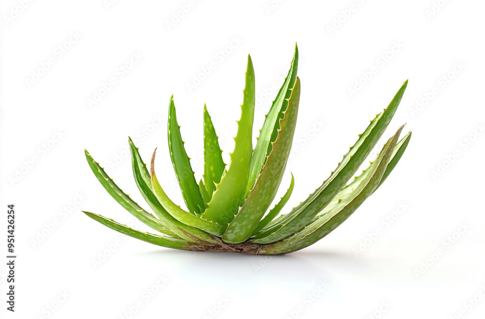 Aloe Vera plant isolated on white background Aloe Vera plant isolated on white background