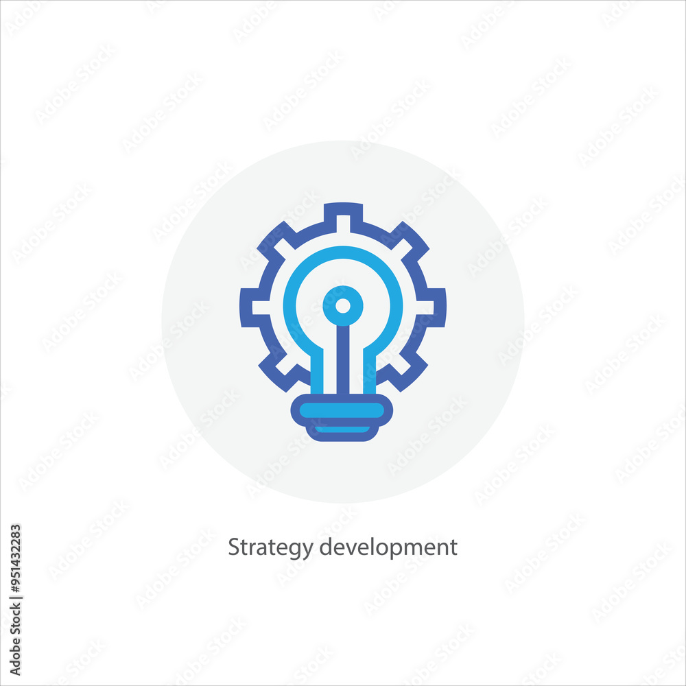 Business Management and Strategy Icons Business Management and Strategy Icons