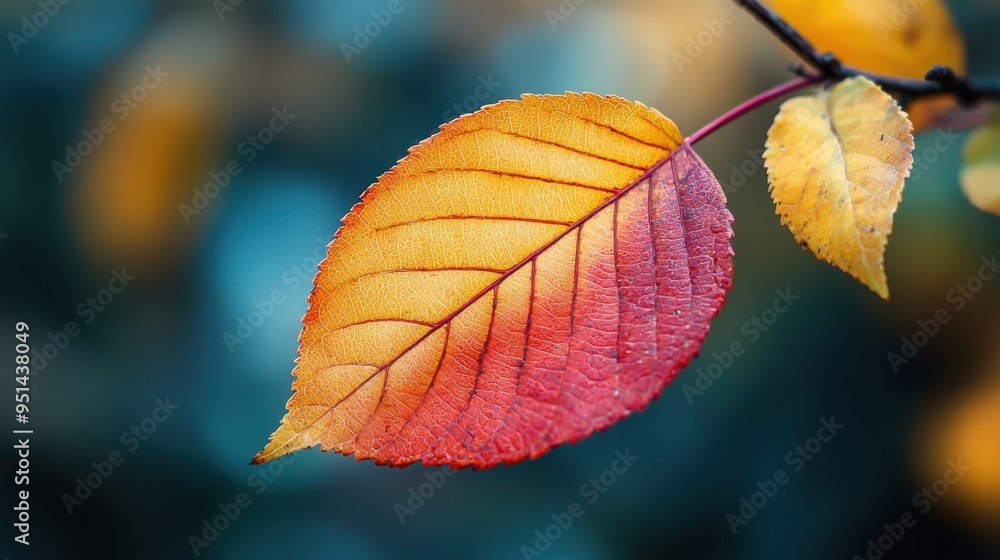 Autumnal leaves in vibrant hues of red, orange, and yellow, illuminated by the sun, create a breathtaking natural tapestry Autumnal leaves in vibrant hues of red, orange, and yellow, illuminated by the sun, create a breathtaking natural tapestry