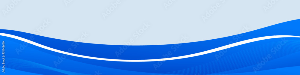 white and blue gradient waves flow seamlessly in this abstract ...