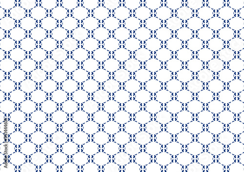 white and blue background abstract doodle art seamless pattern with blue and white lines