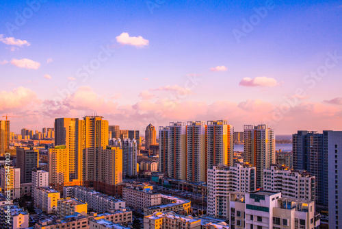 Photography Shanghai - City Night Aerial Landscape