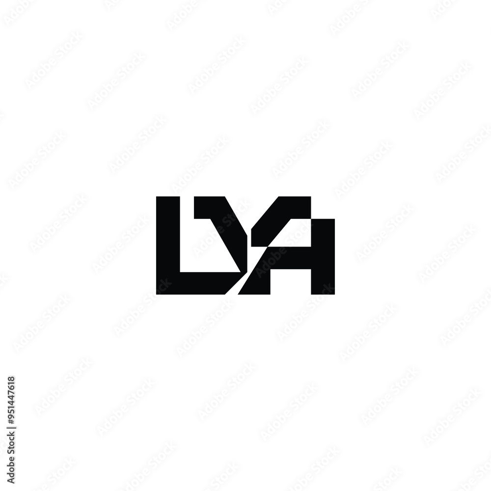 DA monogram logo design letter text name symbol monochrome logotype alphabet character simple logo DA monogram logo design letter text name symbol monochrome logotype alphabet character simple logo