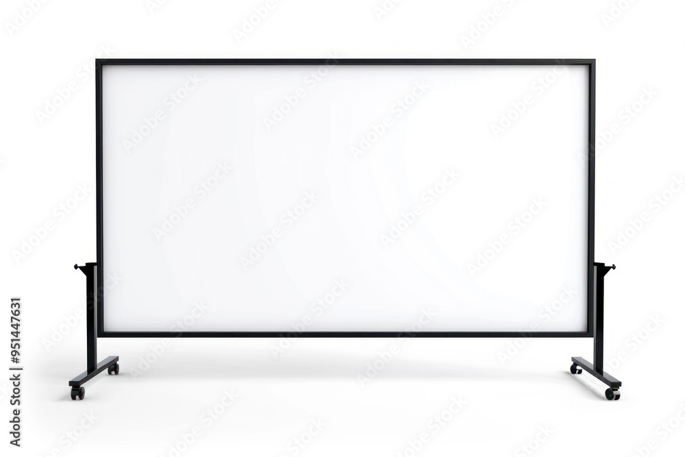 Mobile whiteboard on wheels Mobile whiteboard on wheels