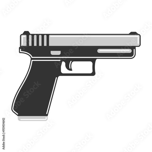 Handgun Illustration