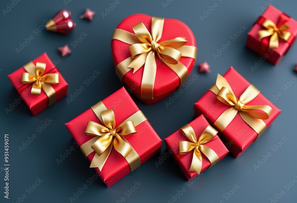 gift box with red ribbon gift box with red ribbon