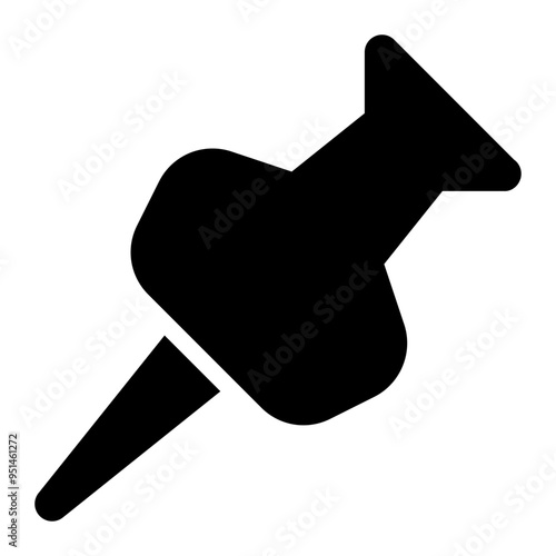 pin, pin board, classroom, school, pinboard solid or glyph icon