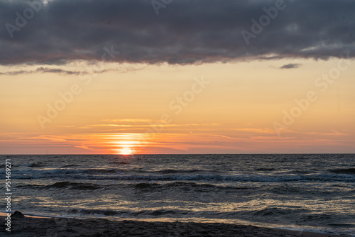 Sunset at beachs