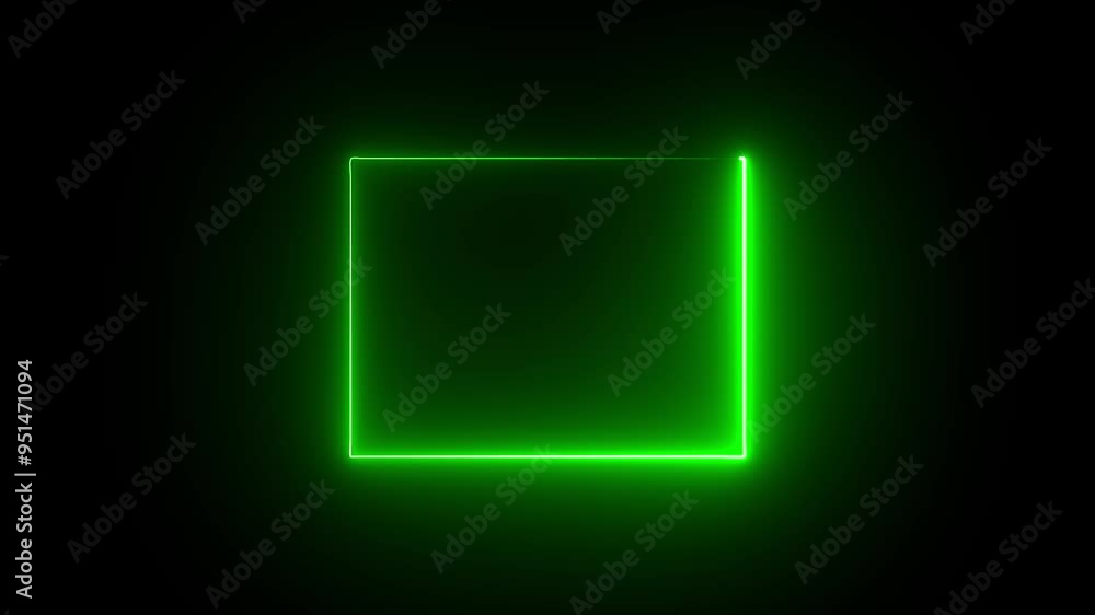 Animated neon glowing frame background. Colorful laser seamless loop border. Futuristic light effect isolated on black. VJ backdrop for club show, music video or presentation. High quality 4k footage Animated neon glowing frame background. Colorful laser seamless loop border. Futuristic light effect isolated on black. VJ backdrop for club show, music video or presentation. High quality 4k footage