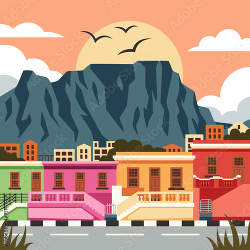 Exploring Africa Illustration