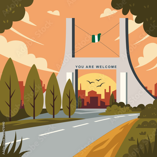 Explore Africa Illustration