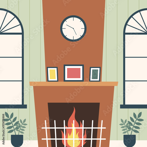 interior design room illustration
