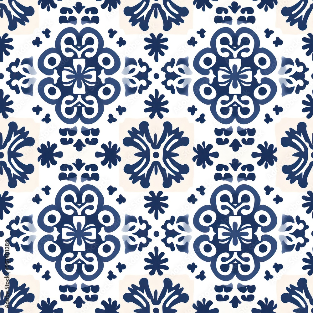 Tile pattern of chinese tea backgrounds white blue. Tile pattern of chinese tea backgrounds white blue.