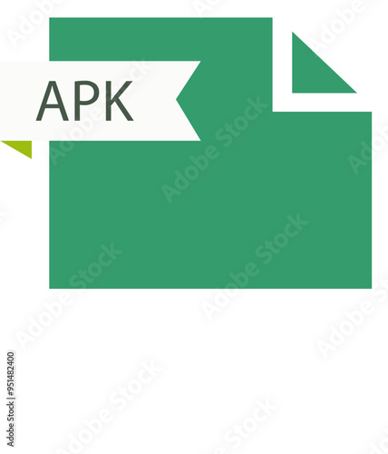 APK File format icon roe color fill