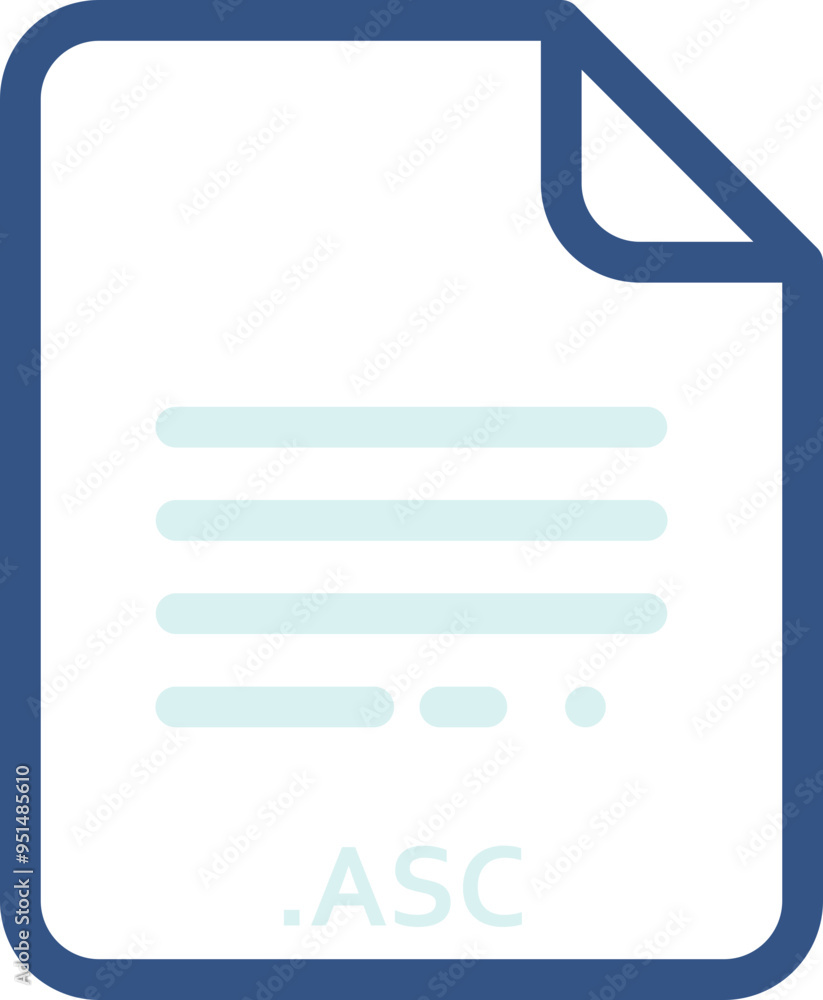 ASC doted and dashed icon inside transparent ASC doted and dashed icon inside transparent