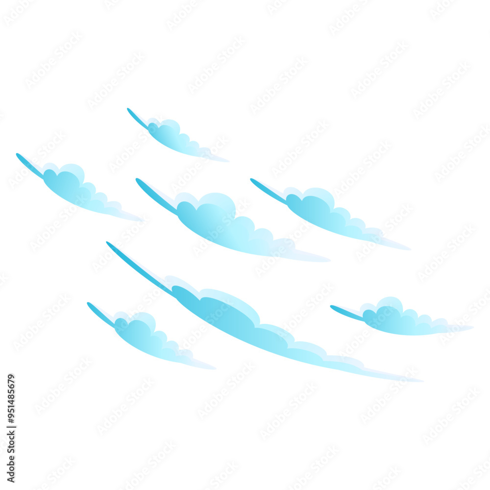 Cloud Illustration Border Decoration Cloud Illustration Border Decoration