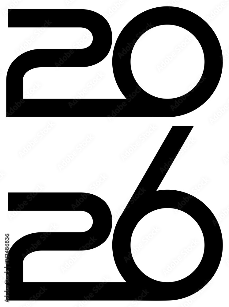2026 Design Illustration, flat style, simple, memorable and eye catching, can use for Calendar Design, Website, News, Content, Infographic, Happy New Year, or Graphic Design Element. Format PNG 2026 Design Illustration, flat style, simple, memorable and eye catching, can use for Calendar Design, Website, News, Content, Infographic, Happy New Year, or Graphic Design Element. Format PNG