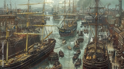 Victorian Era Harbor