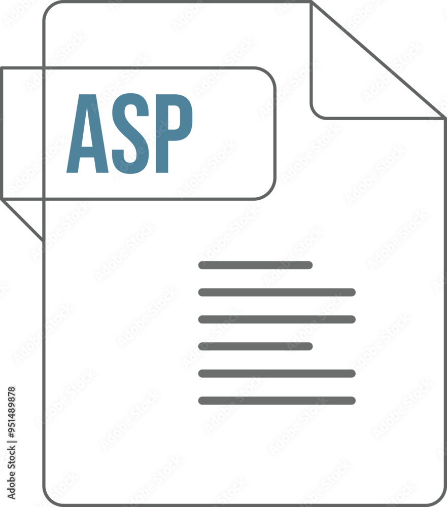 ASP ip icon black outline