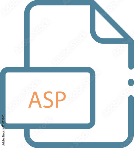 ASP line document icon