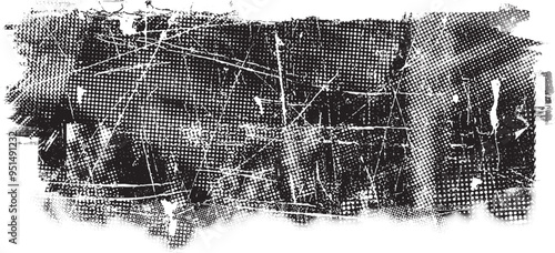 Glitch distorted grange shape . Noise grungy logo . Trendy defect error shapes . Glitched frame .Grunge textured . Distressed effect .Vector shapes