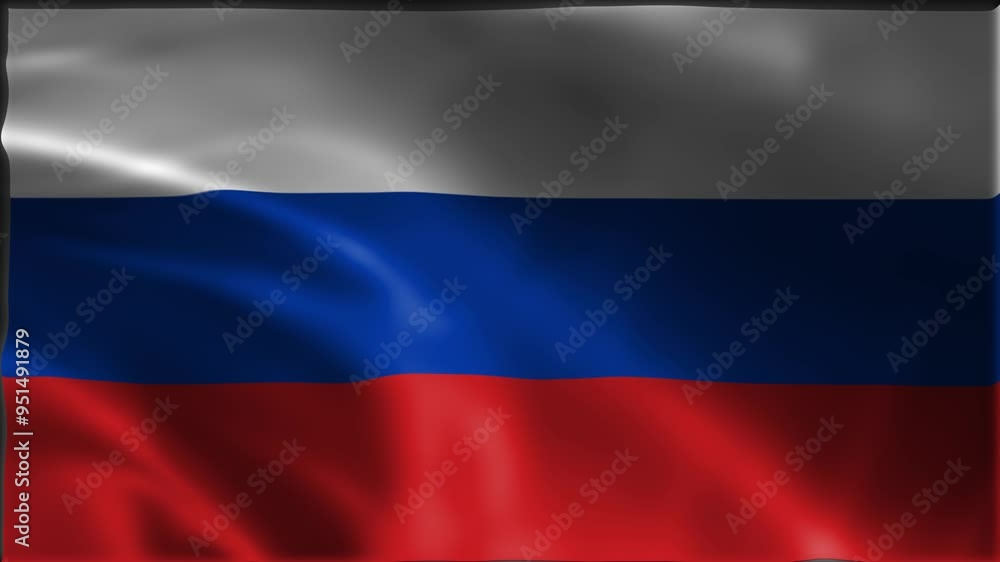 Russia Flag - Loopable 4K Russia Flag - Loopable 4K