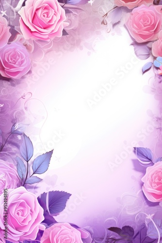 Lavender Rose Violet Glow