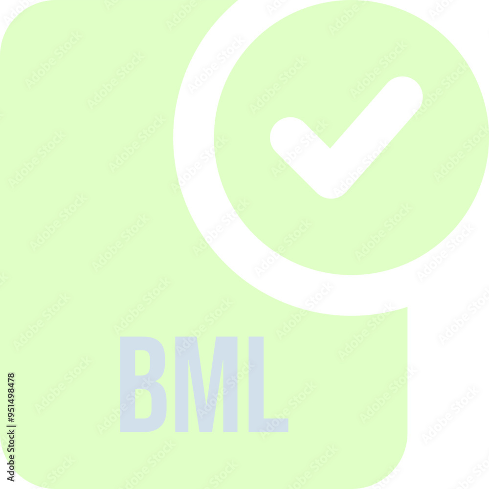 BML ip file icon with black checked mark BML ip file icon with black checked mark