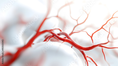Hypertension management detailed blood vessel network