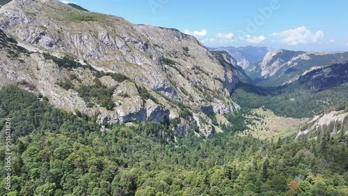 Montegro: Majestic Mountain Aerial View -Trnovačko Lake photo