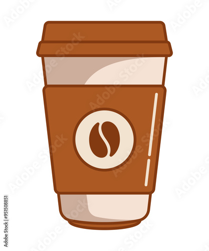 Paper Coffee Cup Illustration