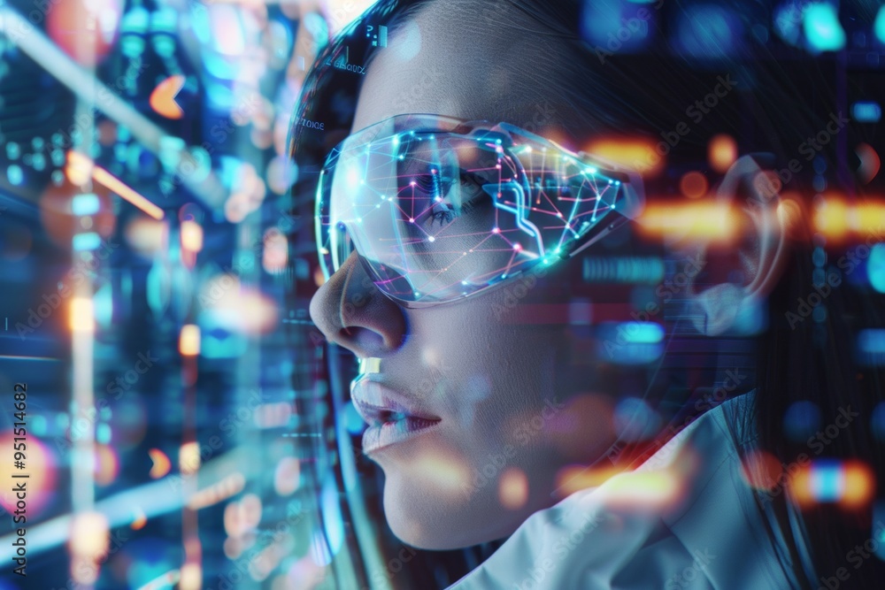 A drug reaction is analyzed using augmented reality technology that integrates with a sweetener, showcasing futuristic pharmaceutical advancements. A drug reaction is analyzed using augmented reality technology that integrates with a sweetener, showcasing futuristic pharmaceutical advancements.