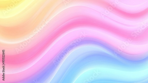 Abstract pastel colors 3d wave background. Abstract background in soft pastel colors