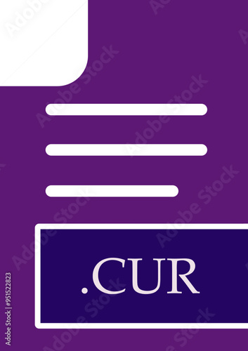 CUR File format icon fill inside