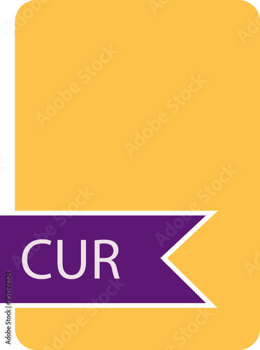 CUR File format icon label contour