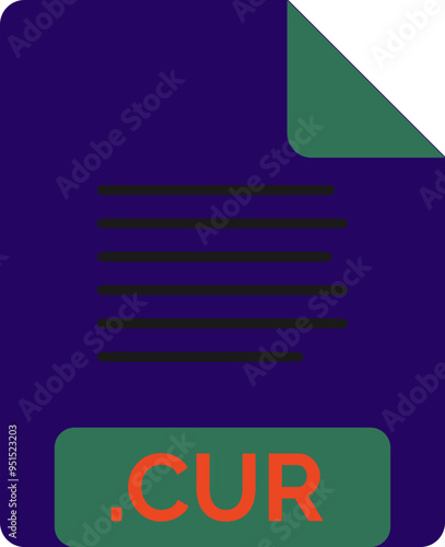 CUR File icon minimal