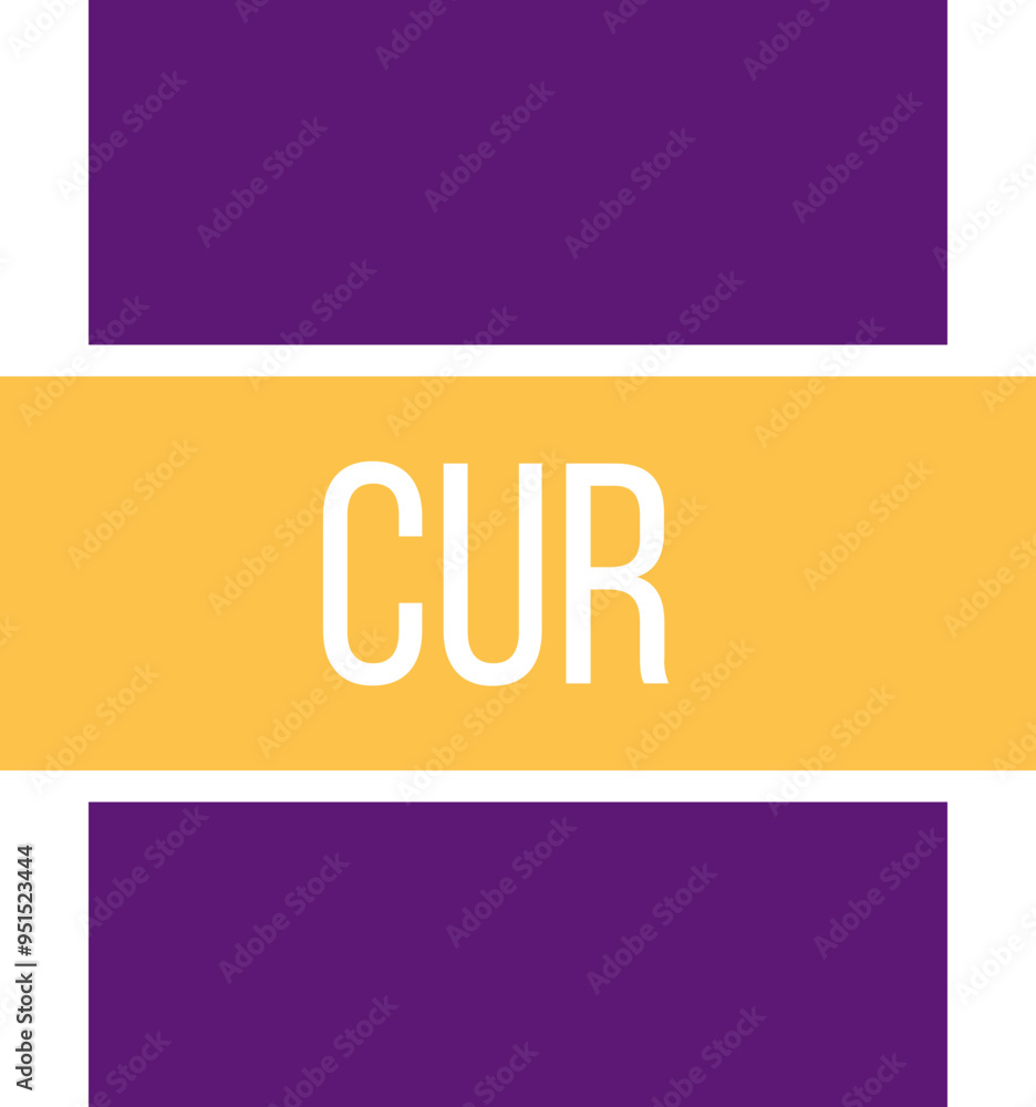 CUR icon fill and bebus writting CUR icon fill and bebus writting